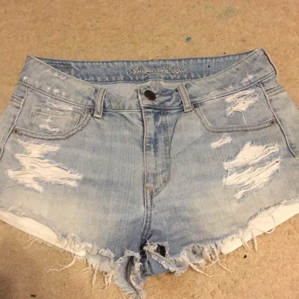American Eagle denim festival shorts